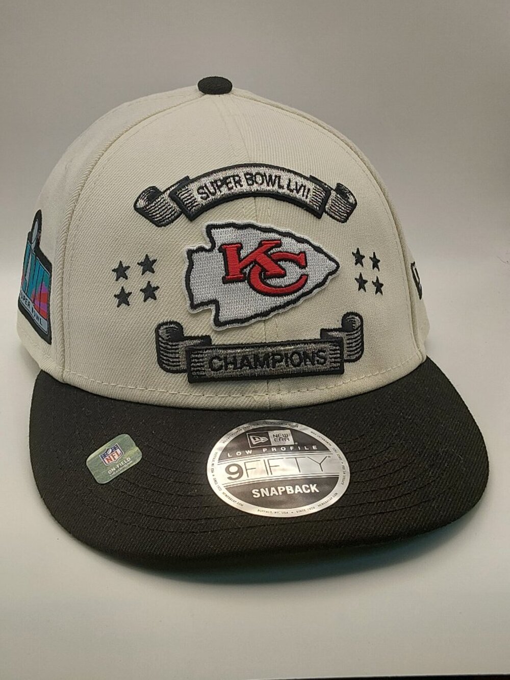 Kansas City Chiefs New Era Super Bowl LVII Champions Locker Room 9FIFTY Low Prof
